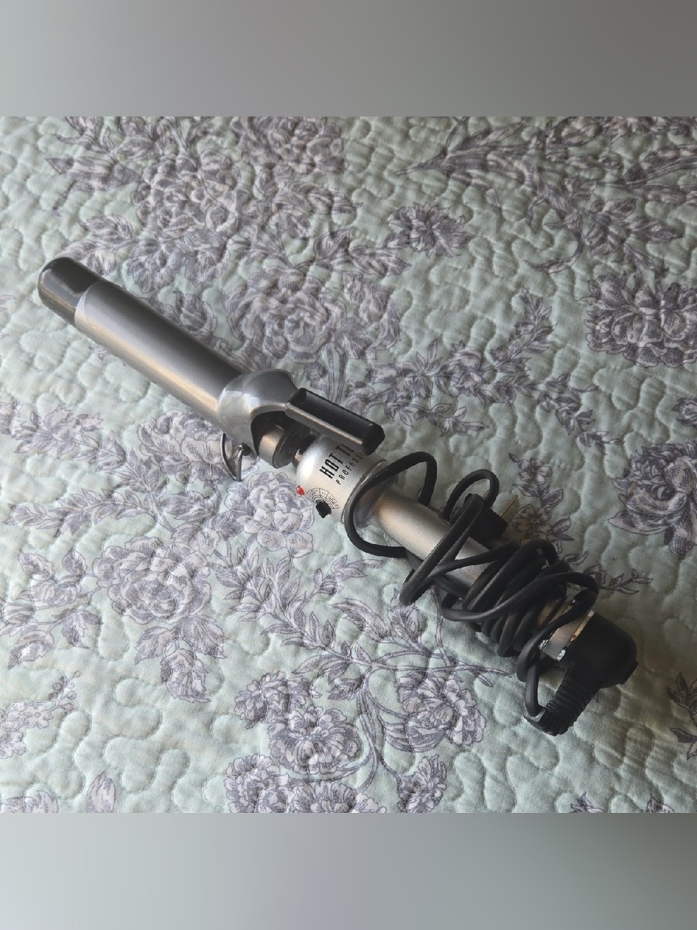 Hot Tools - Silver Curling Iron - 1 inch
